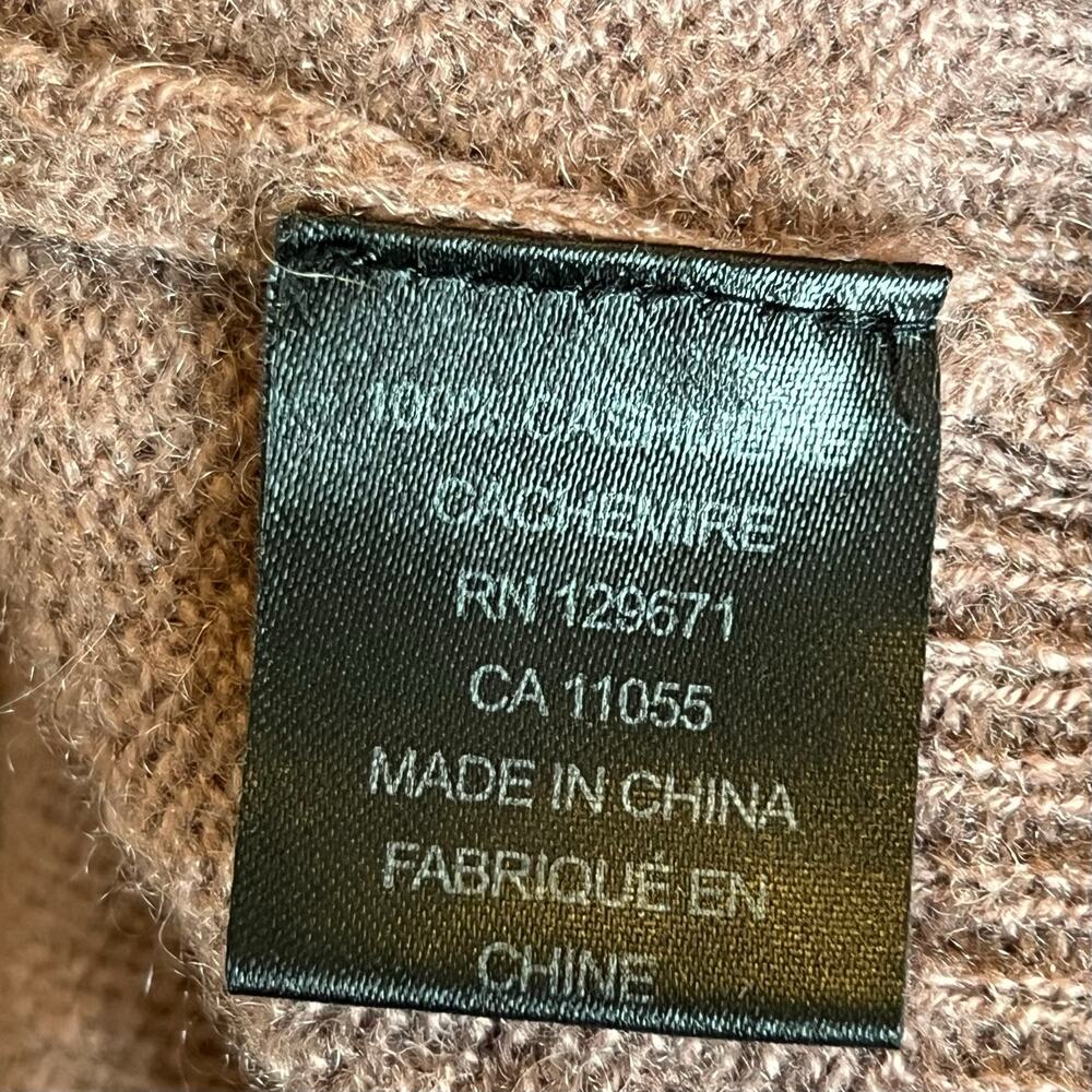 360 cashmere V-Neck Sweater Dusty Rose lightweight preppy timeless luxury - Picture 5 of 6